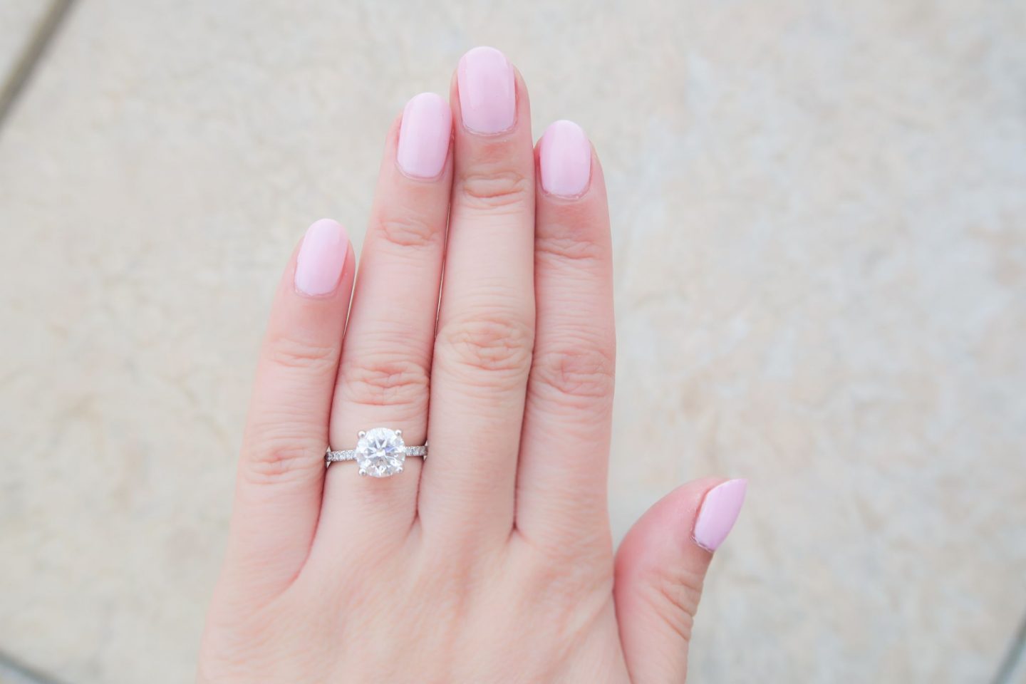 nail color for engagement photo