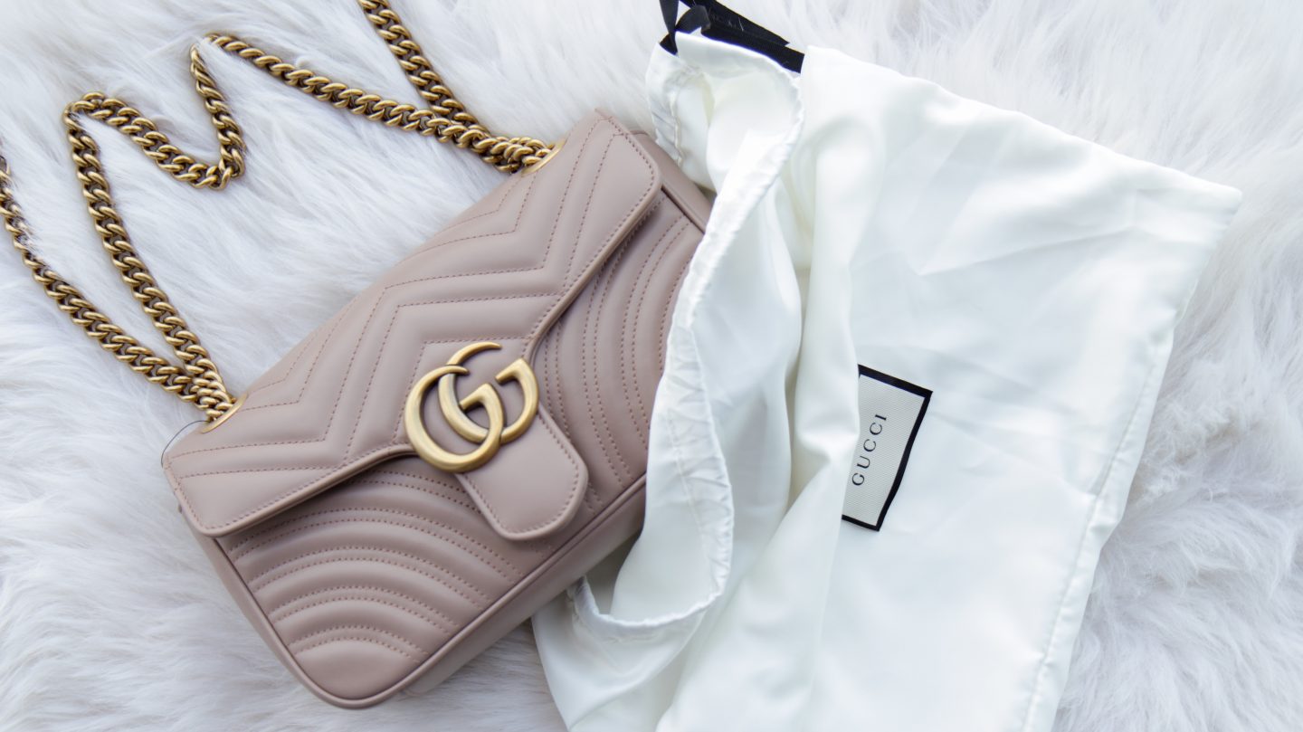 gucci marmont dusty pink small