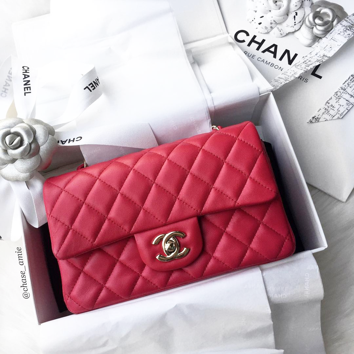 Mini size, maxi wait time. Tiny stuff that are worth the long wait… Chanel  Mini Flap is one 🥰