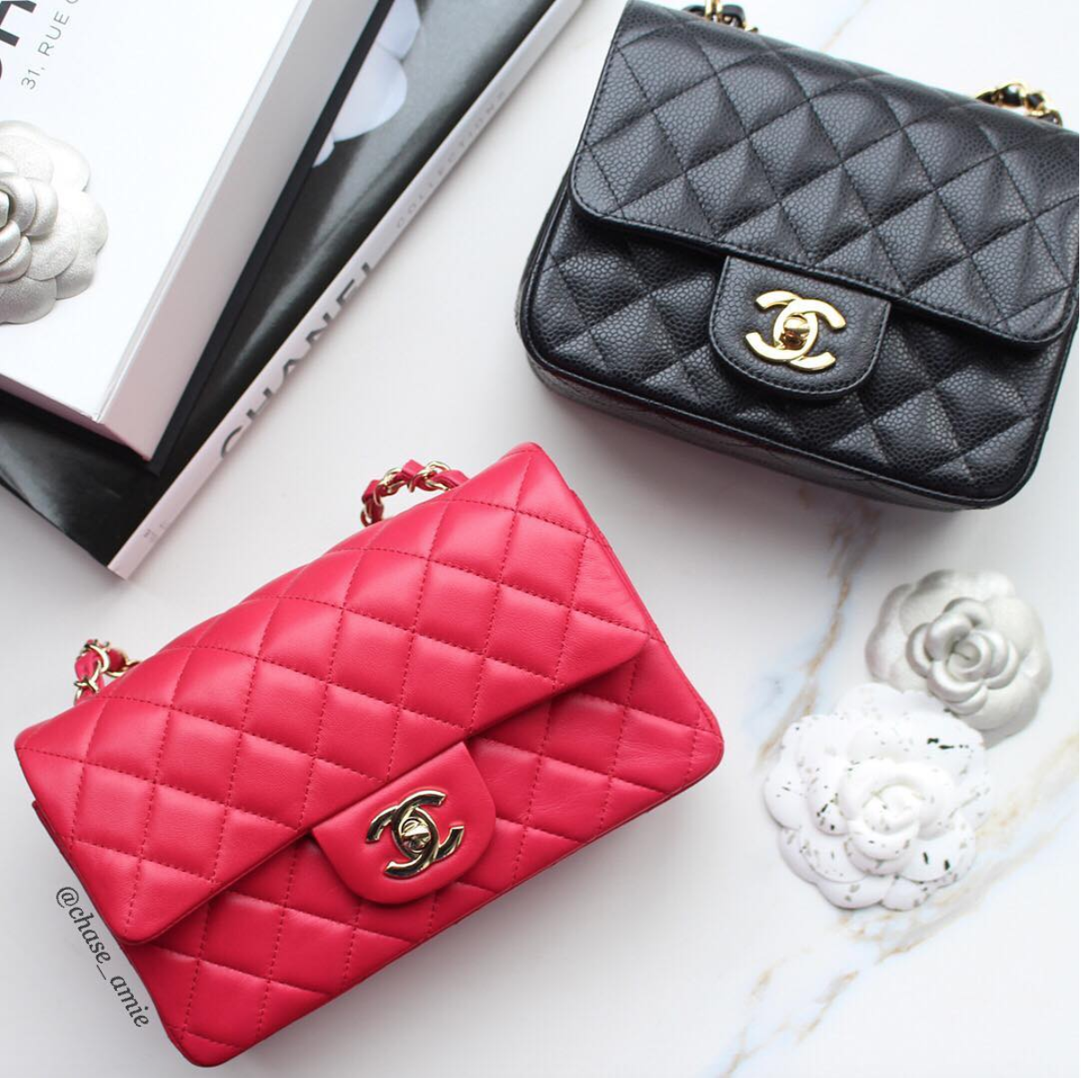 Chanel Timeless Classic Mini Flap handbags A friendly comparison  Covet   Acquire