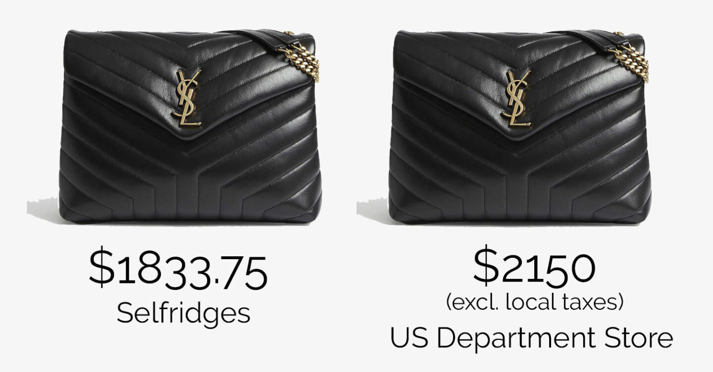 YSL Loulou Handbag Size Comparison