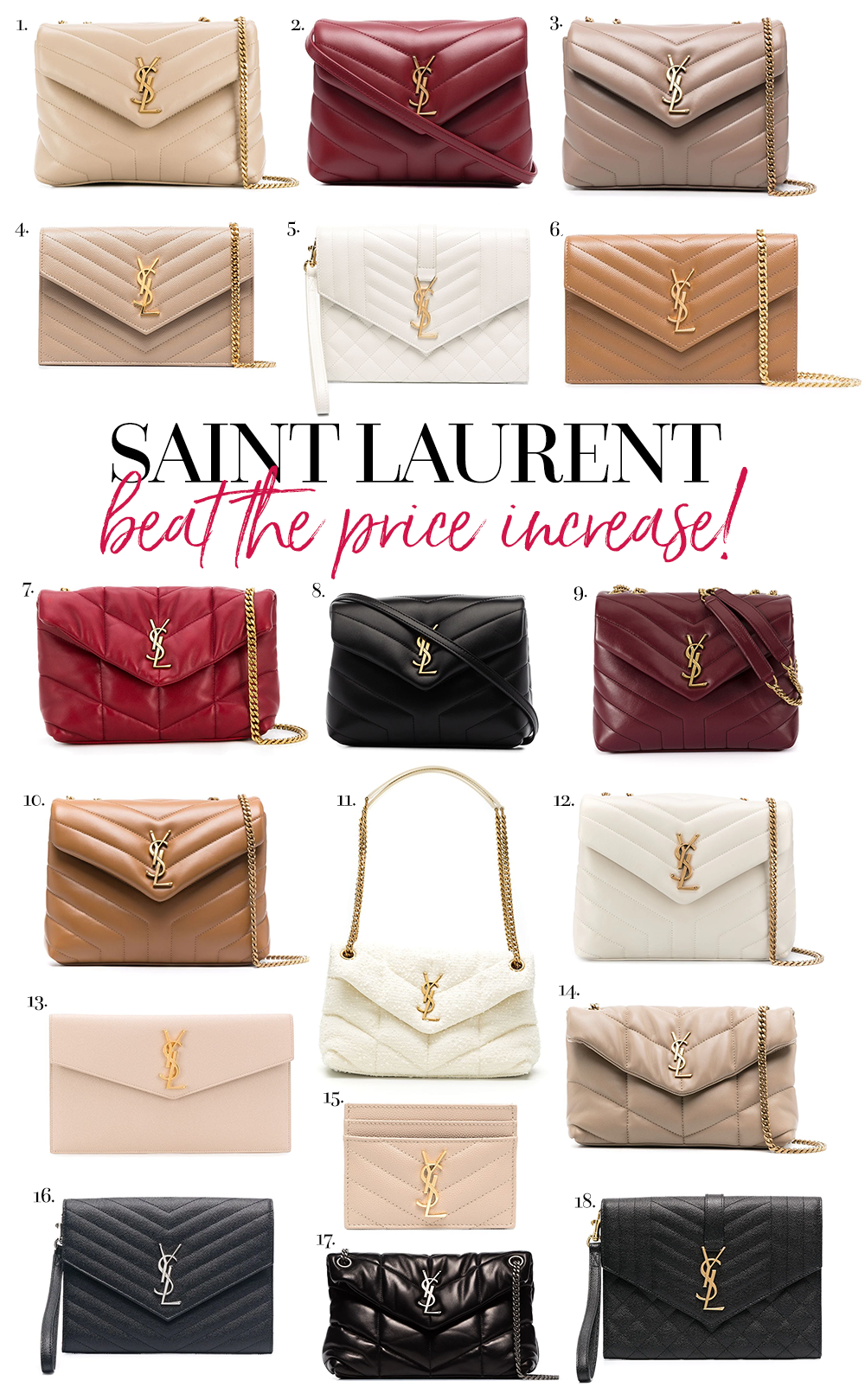 Beat the price increase - Saint Laurent! - Chase Amie